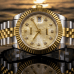 ساعة نسائية مينا رمادي – سوار معدني