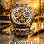 ساعة نسائية سوار جلد – وردي هادئ