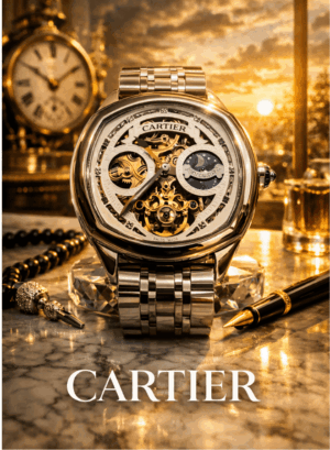 ساعة نسائية سوار جلد – وردي هادئ