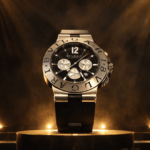 ساعة رجالي مينا رمادي – سوار معدني